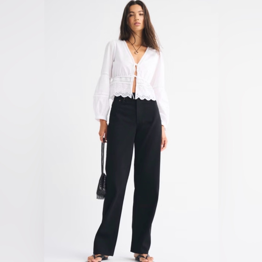 Abercrombie & Fitch Black High Rise Jeans